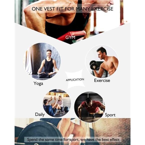 Men Sauna Vest Hot Sweat Waist Trainer Corset Neoprene Tank Top Shapewear - Picture 6 of 7